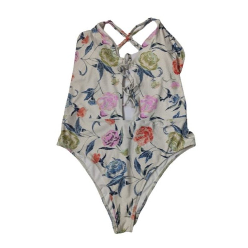 O'Neill Batik Floral Cheeky One-Piece Swimsuit XL